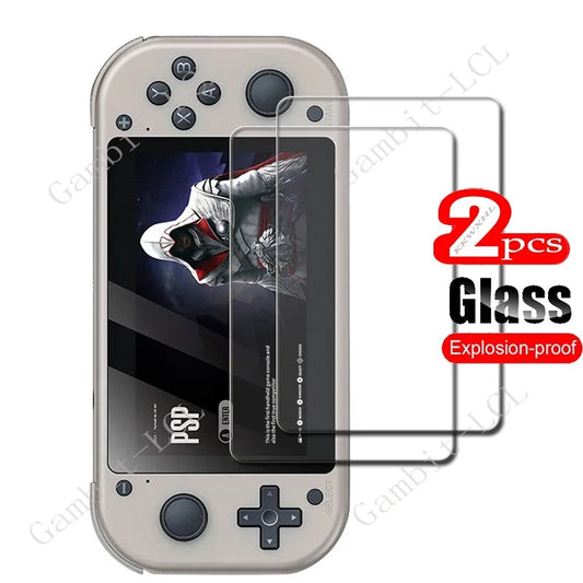 4.3" Tempered Glass For M17 Retro Handheld Video Game Console (2PCS)